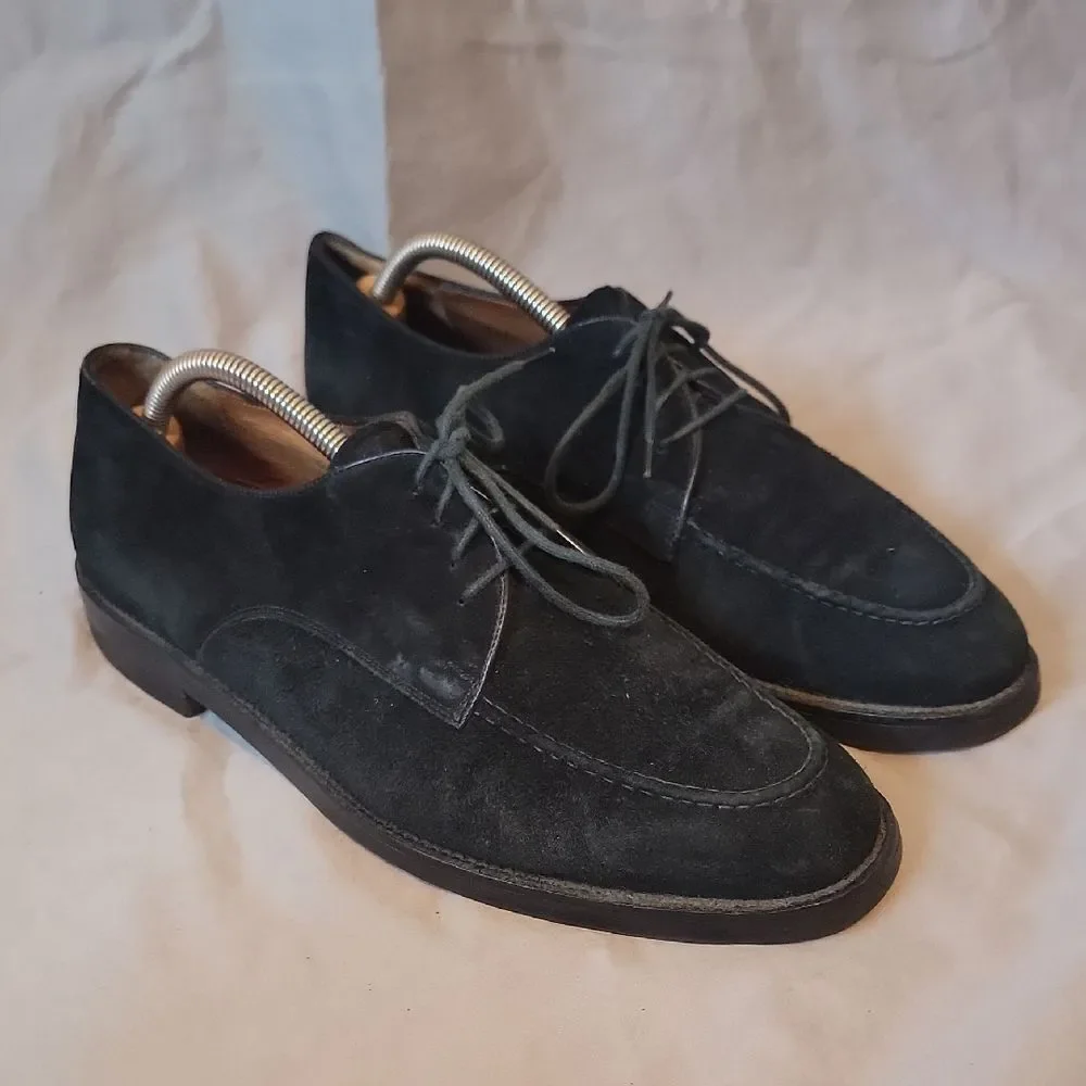 Cole Haan Black Suede Oxford Shoes